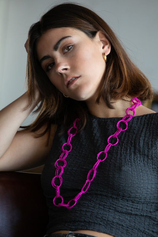 COLLAR FUCSIA